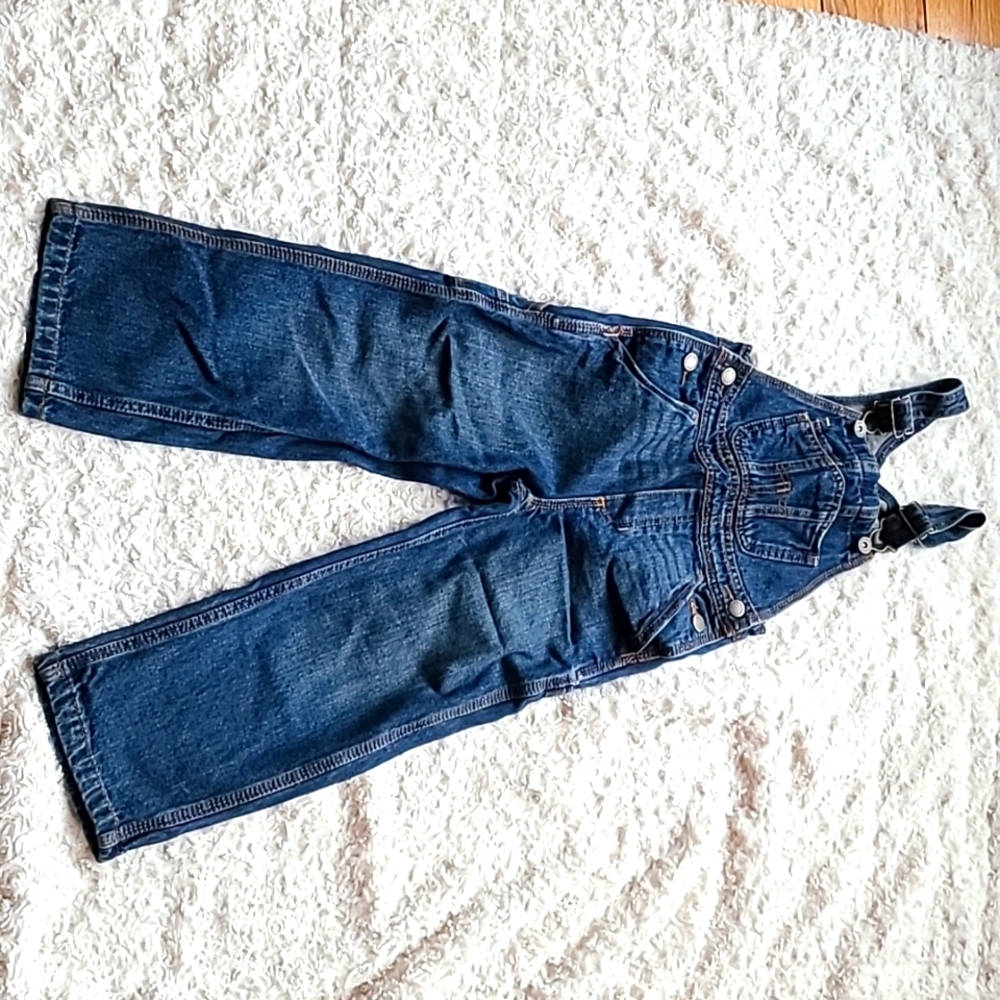 OshKosh denim overalls, dark blue, size 5T